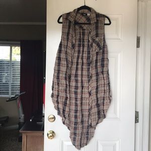 Long Flannel Button up